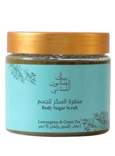 Buy Lemongrass & Green Tea Body Sugar Scrub 500grams in UAE