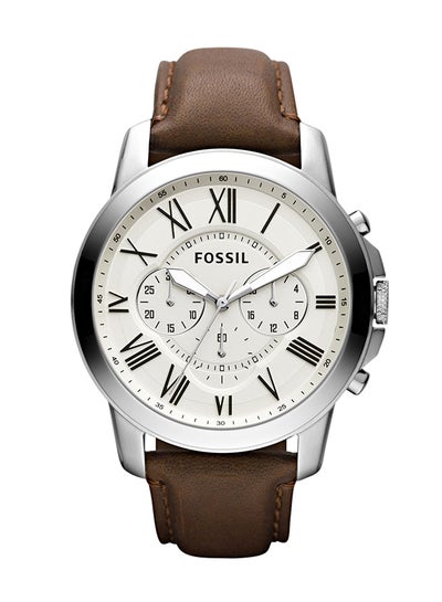 Buy Men's Leather Chronograph Watch FS4735IE in Egypt