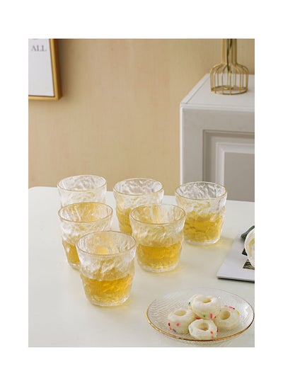 Buy 6-Piece Thickened Heat Insulation Glass Set Clear in UAE