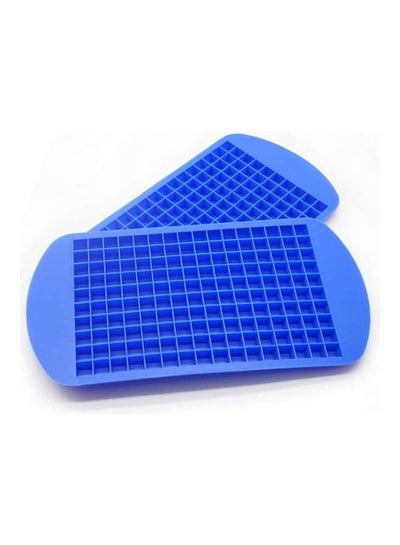 Buy 2-Piece Ice Cube Tray Set Blue One Size in Saudi Arabia