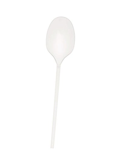 Buy 2000-Piece Disposable Spoon White 14cm in UAE
