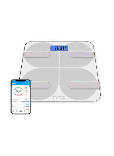 Buy Smart Weighing Scale / Bath Scale With Bluetooth Compatible With IOS And Android in UAE