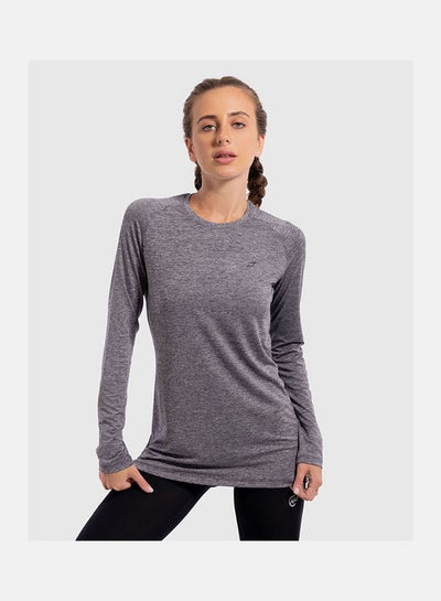 Buy Plain Basic Round Neck T_Shirt Grey in Egypt