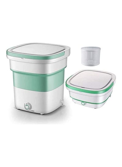 Mini Portable Washing Machine Foldable Small Laundry Machine with Drain  Basket Lightweight Washer Touch Screen and