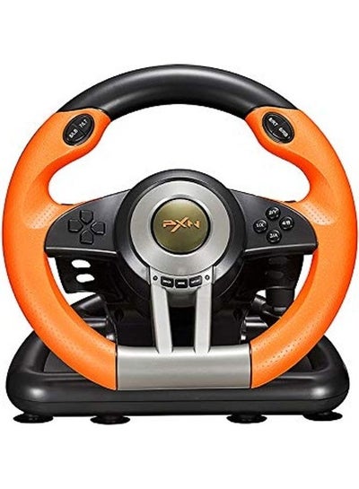 Buy Racing 180 Degree Universal USB Car Sim Race Wired Steering Wheel in Egypt