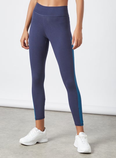 اشتري Activewear Colorblock Tights Blue في الامارات