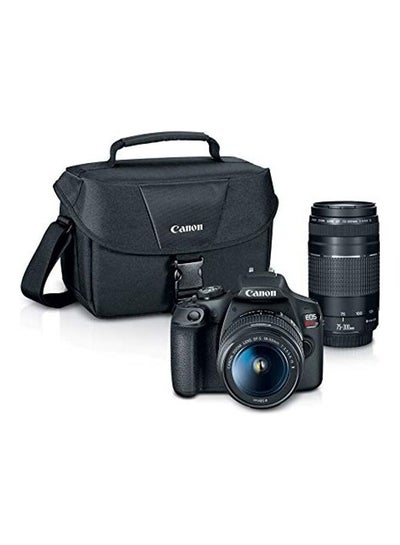 اشتري EOS Rebel T7 DSLR Camera With 2 Lens Kit (EF18-55mm + EF 75-300mm) في الامارات