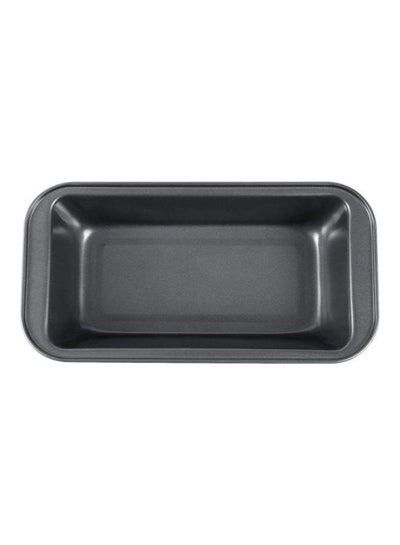 اشتري No-Stick Carbon Steel Toast Rectangular Pan-Bread Mold Bakeware رمادي في مصر