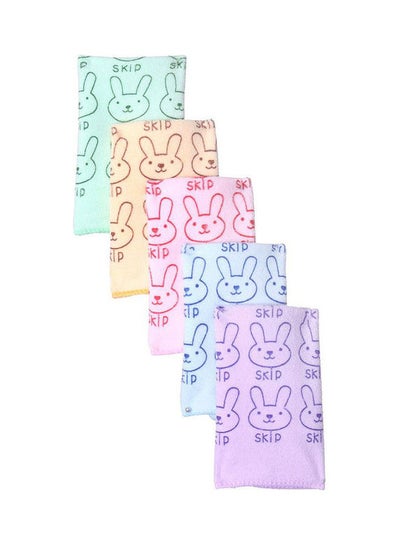 Buy Best Love Microfiber Kitchen Towel Set - 5 Pieces Multicolour in Egypt