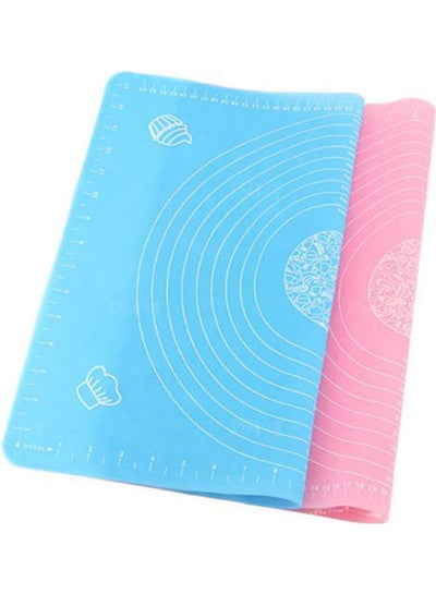 Buy Super Kitchen Food Grade Non-Stick Silicone Pastry Mat   For Heat Resistant Multicolour in Egypt