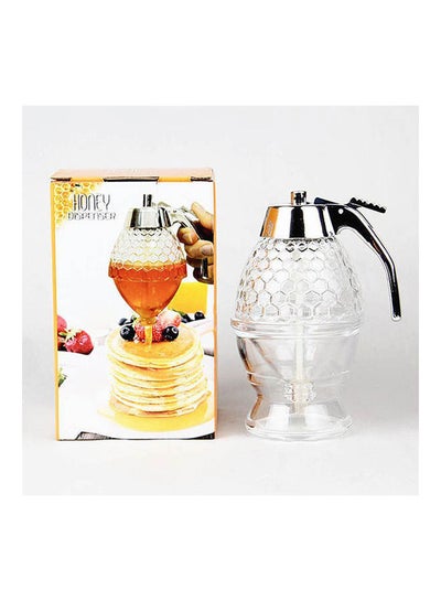 Buy Portable Honey Dispenser Juice Dispenser Food Grade Acrylic Material White 200ml in Egypt