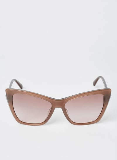 Buy Women's Full Rim Acetate Modified Rectangle Sunglasses - Lens Size: 56 mm in Saudi Arabia