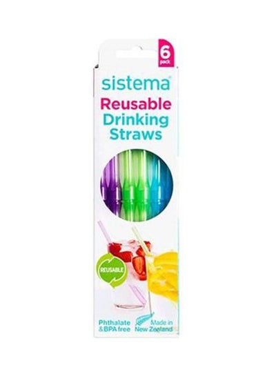 Buy Drinking Straws Multicolour in Saudi Arabia