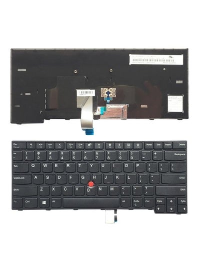 Buy Laptop Keyboard with Pointing Sticks for Lenovo IBM Thinkpad E470, Teclado 01AX080, 01AX000 Laptops Black in Saudi Arabia