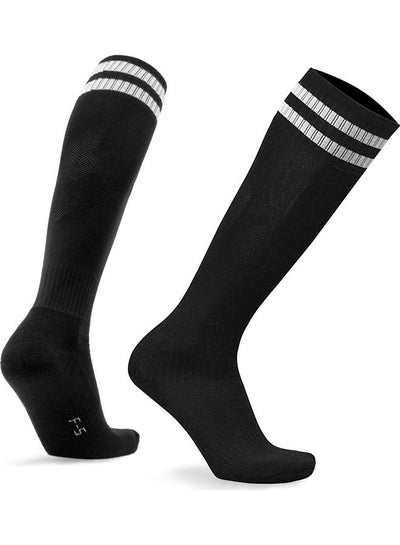 Buy Skidproof Soccer Knee Socks Free Size in UAE