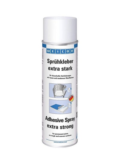 Buy Adhesive Spray Extra Strong Transparent Universal Adhesive For Extra Strong Bonds 500 ml Clear in UAE