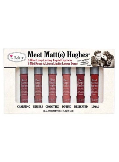 Buy Meet Matt(e) Hughes Liquid Lipstick Set 6x1.2  ML Multicolour in UAE