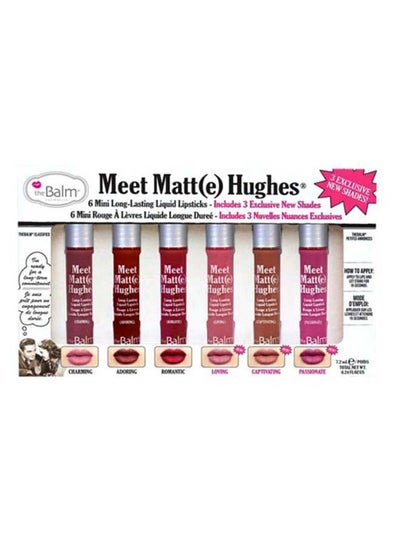 Buy Meet Matte Hughes Mini Kit 3. Lipstick Set 6, Multicolour in Saudi Arabia