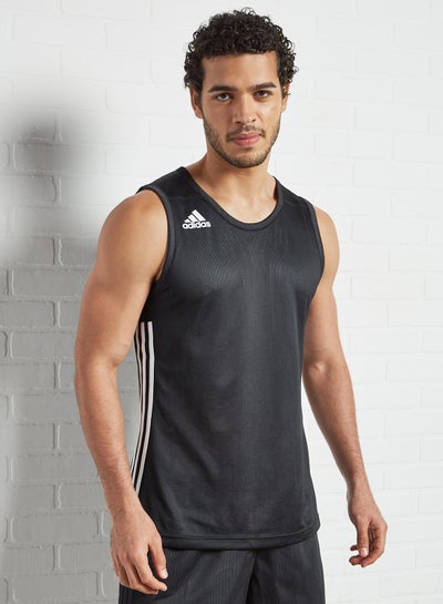 adidas 3G Speed Reversible Basketball Jersey - Black