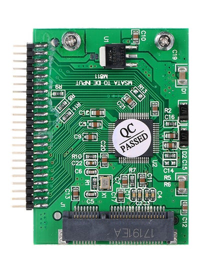 Buy mSATA PCI-E SSD To 2.5'' 44Pin IDE Converter Adapter Multicolour in UAE