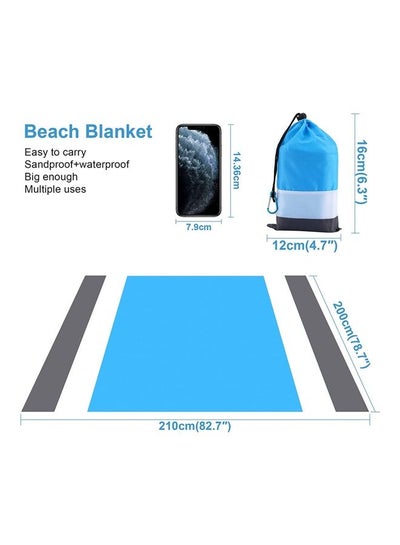 Buy Sand Proof Beach Mat 200x210cm in UAE