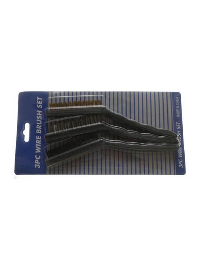 Buy Gas Cooker Cleaning Brush Set 3 Pcs Black in Egypt