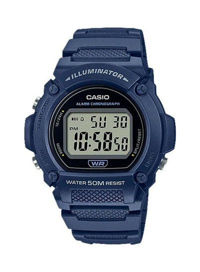 Buy Men's Silicone Digital Wrist Watch W-219H-2Avdf - 47 mm - Dark Blue in UAE