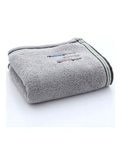 Buy Fast Drying Magic Bath Towel Grey 5X5X5cm in Saudi Arabia