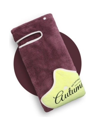 Buy Soft Drying Skirt Bath Towel Purple 30X20X5cm in Saudi Arabia