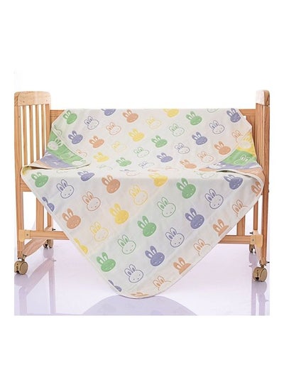 Buy Large Pure Cotton Bath Towel Multicolour 110X110cm in Saudi Arabia