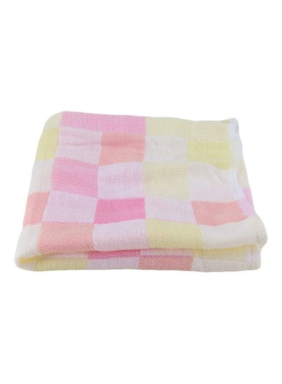 Buy Large Pure Cotton Bath Towel Multicolour 20X20X5cm in Saudi Arabia