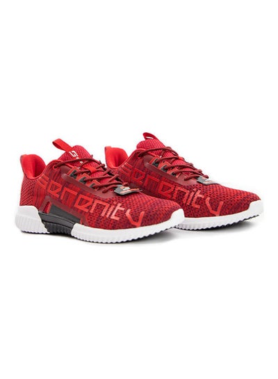 Buy Men's Serenity Lace-Up Running Shoes Shoes Red in UAE