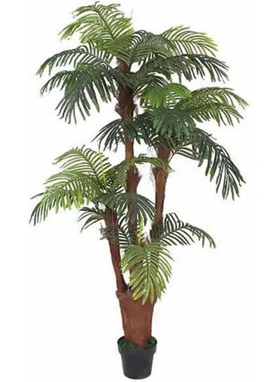 Buy Artificial Palm Tree 4 Branches Green in Egypt