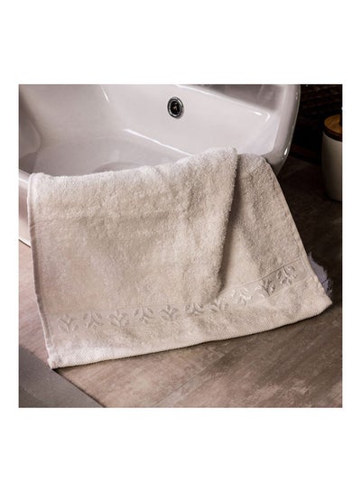 Buy Bamboo Hand Towel Off White 33X33cm in Saudi Arabia