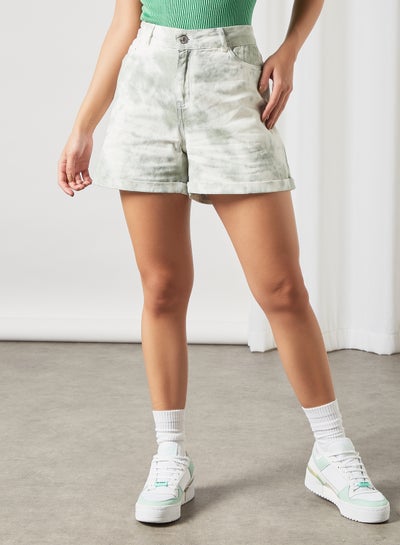 Buy Tie-Dye Shorts Grey in Saudi Arabia