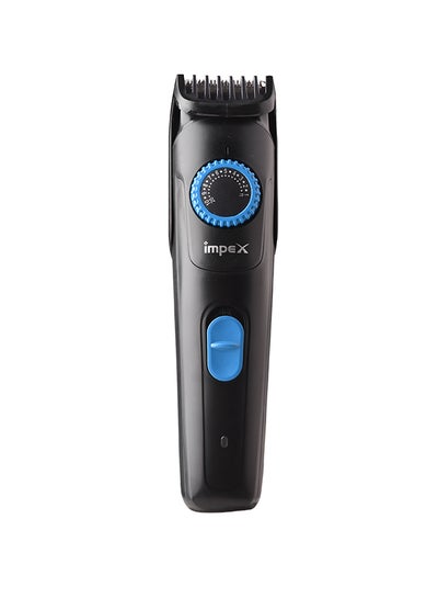 Buy Rechargeable Hair Trimmer Black/Blue in Saudi Arabia