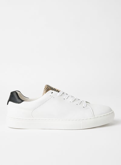 Buy Tuella Leather Sneakers White in UAE