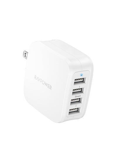 اشتري Prime 40W 4-Port Wall Charger white في الامارات