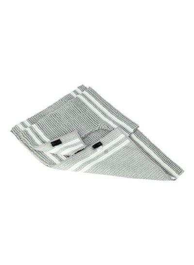 Buy Bath Mat Grey 60x90cm in Saudi Arabia