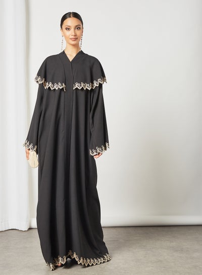 Buy Casual Stylish Abaya Black in UAE