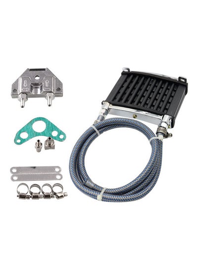 اشتري Universal Motorcycle Engine Oil Cooling Radiator Set في السعودية