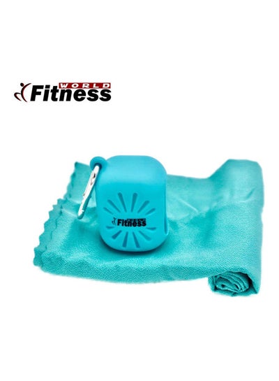 Buy Compressed Mini Towel With Silicon Case in Saudi Arabia