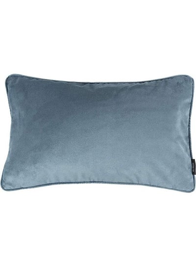 Buy Velvet Decorative Cushion Grey in Saudi Arabia