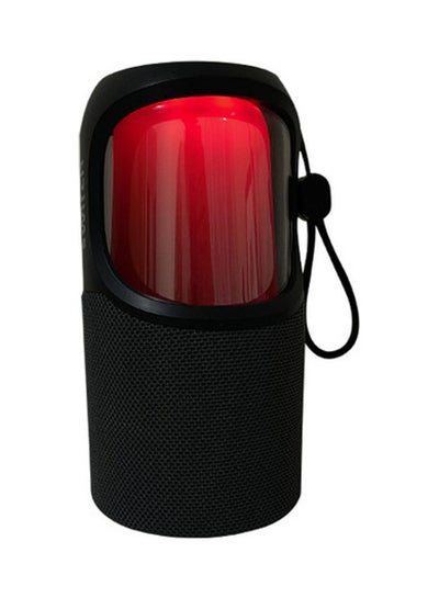 Buy Portable Bluetooth Speaker With LED Light Black in Saudi Arabia