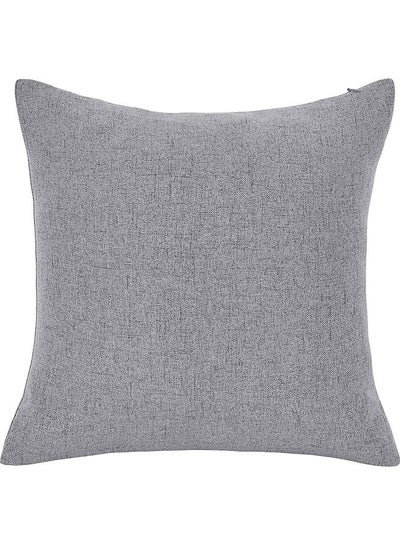 Buy Decorative Filled Cushion Grey in Saudi Arabia