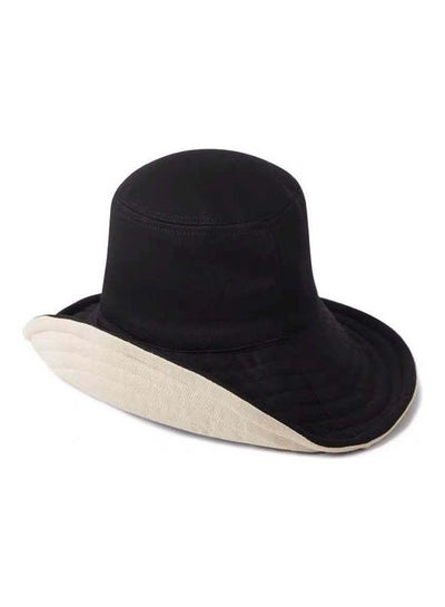 Buy Double Sided Fisherman Hat White/Black in UAE