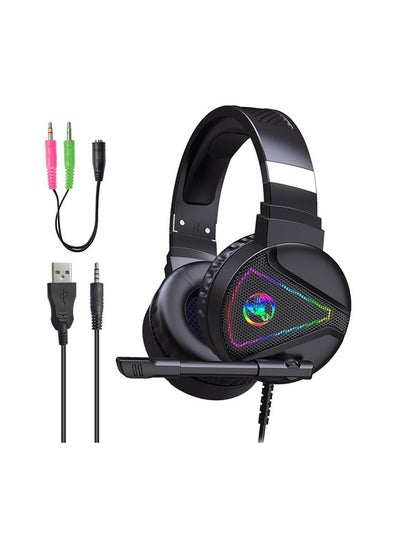 Buy Gaming Headset With Microphone RGB For PS4/PS5/XOne/XSeries/NSwitch in UAE