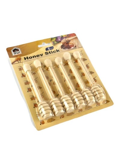 Buy 6-Piece Honey Stick Beige in Saudi Arabia