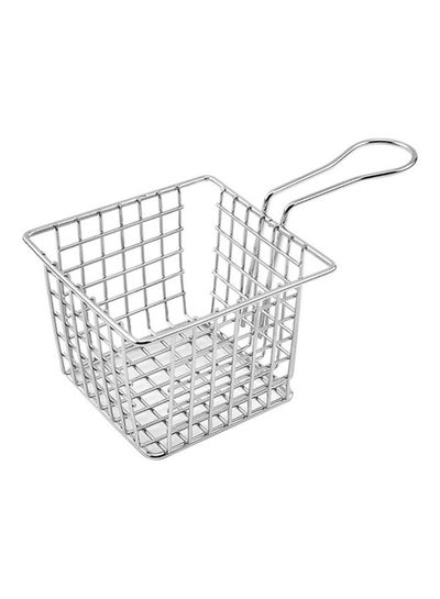 Buy Stainless Steel Mini Fry Basket Silver in UAE