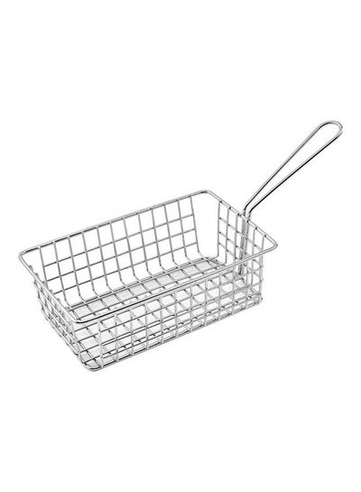 Buy Stainless Steel Mini Fry Basket Silver in Saudi Arabia